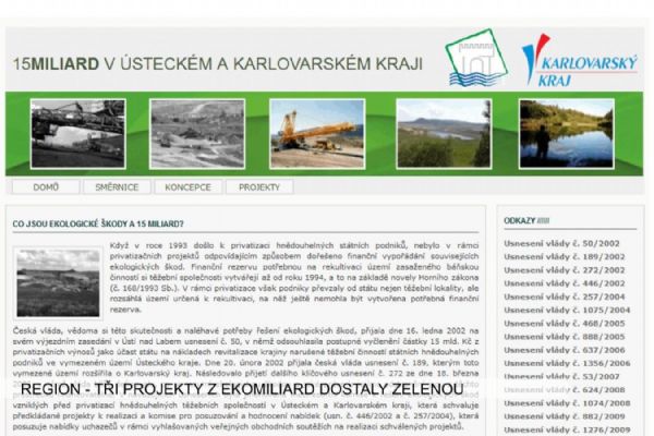 Kraj: Tři projekty z ekomiliard dostaly zelenou (TV Západ)