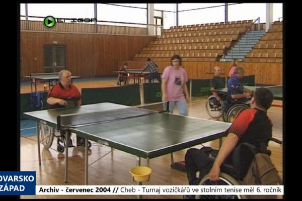 2004 – Cheb: Turnaj vozíčkářů ve stolním tenise měl 6. ročník (TV Západ)