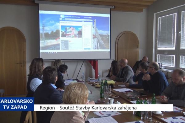 Karlovy Vary: Soutěž Stavby Karlovarska zahájena (TV Západ)