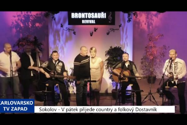 Sokolov: V pátek přijede country a folkový dostavník (TV Západ)