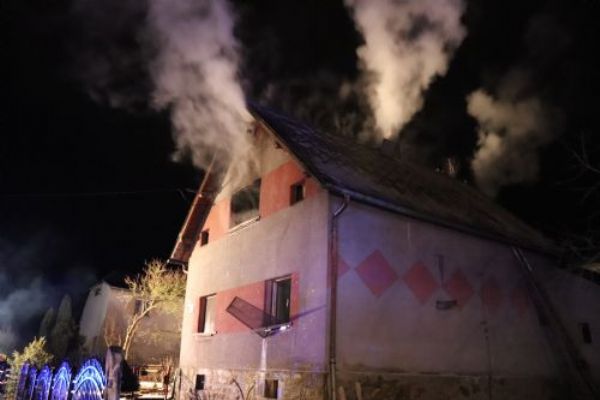V Plané na Tachovsku hořel rodinný dům