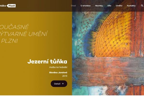 Město Plzeň v listopadu spustilo nový web své artotéky 