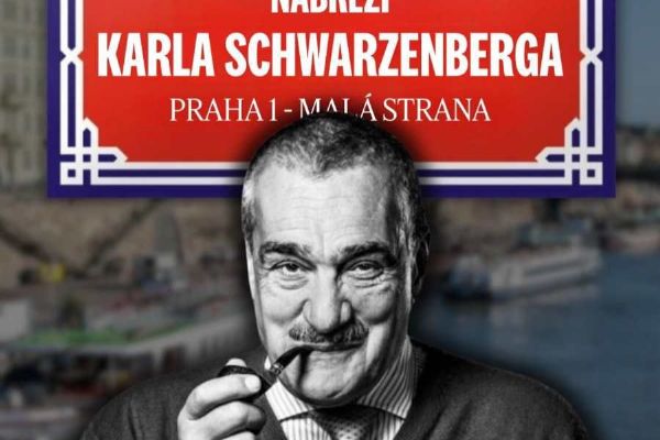Praha poctí Karla Schwarzenberga pojmenováním nábřeží na Malé Straně Praha poctí Karla Schwarzenberga pojmenováním nábřeží na Malé Straně