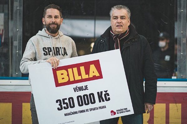 Billa věnovala nadačnímu fondu 350 tisíc korun