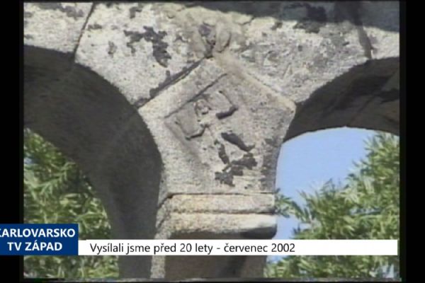 2002 – Cheb: Hrad chce na seznam Národních kulturních památek (TV Západ)