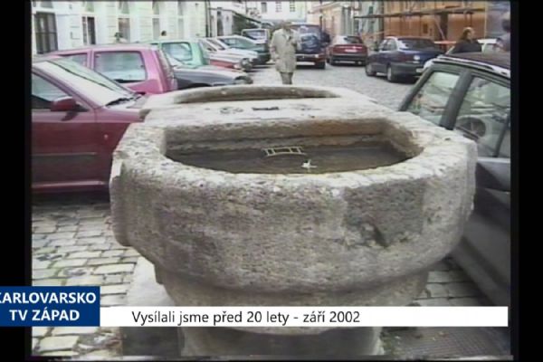 2002 – Cheb: Městské kašny budou opraveny (TV Západ)