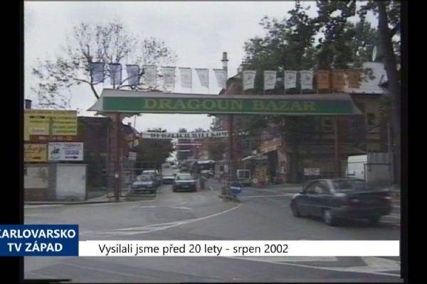 2002 – Cheb: Nový tržní řád má omezit problémové tržnice (TV Západ)