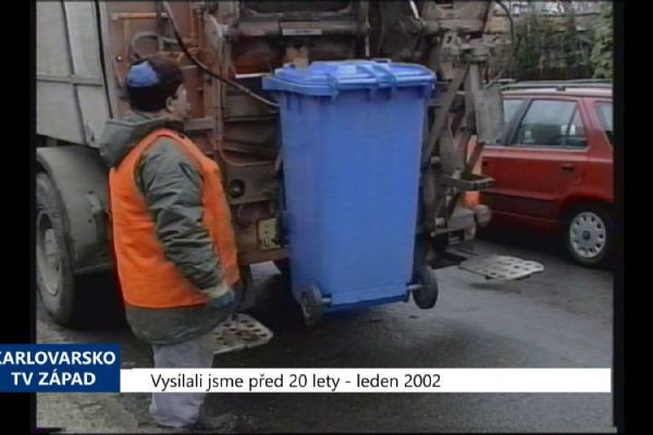 2002 – Cheb: Odpady se budou platit na obyvatele (TV Západ)