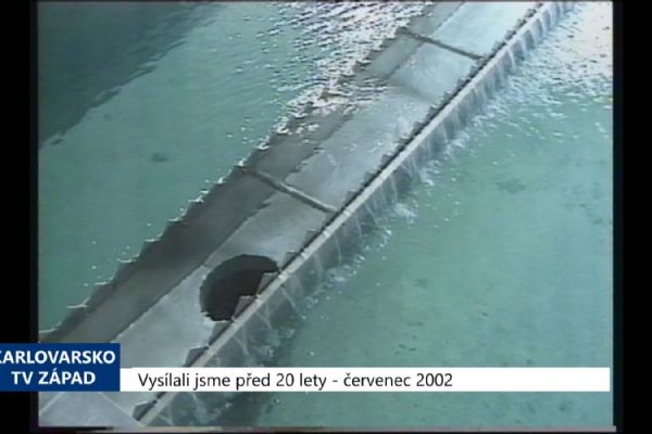 2002 – Nebanice: Rekonstrukce úpravy vody vyšla na 134 milionů (TV Západ)