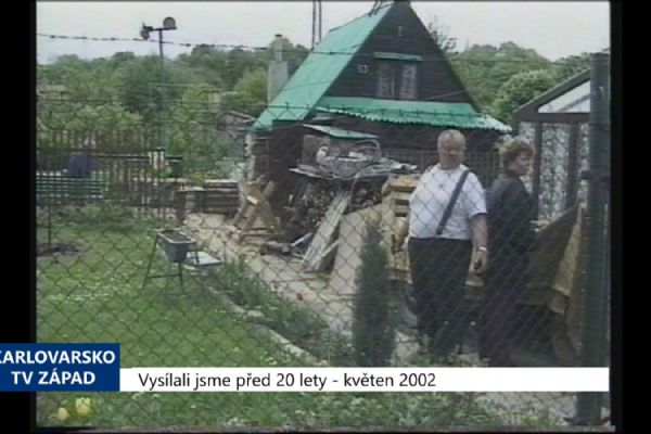 2002 – Sokolov: Petenti trvají na odkupu zahrádek (TV Západ)