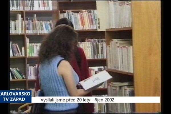 2002 – Sokolov: Řeší se financování knihovny (TV Západ)