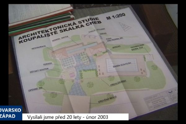 2003 – Cheb: Plovárna na Skalce by se letos měla dočkat obnovy (TV Západ)