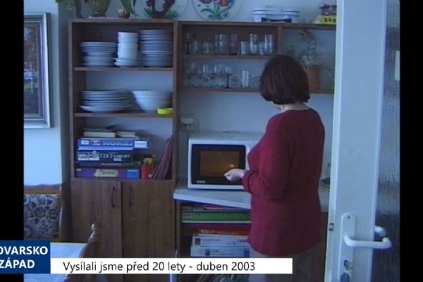 2003 – Sokolov: Chráněné bydlení funguje již téměř 4 roky (TV Západ) 2003 – Sokolov: Chráněné bydlení funguje již téměř 4 roky (TV Západ)
