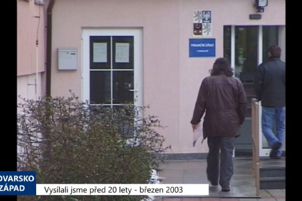 2003 – Sokolov: Městský rozpočet čeká na schválení (TV Západ)