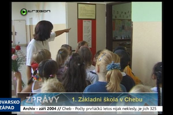 2004 – Cheb: Počty prvňáčků letos nijak neklesly, je jich 325 (TV Západ) 2004 – Cheb: Počty prvňáčků letos nijak neklesly, je jich 325 (TV Západ)