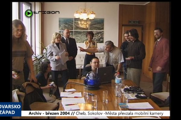 2004 – Cheb, Sokolov: Města převzala mobilní kamery (TV Západ)