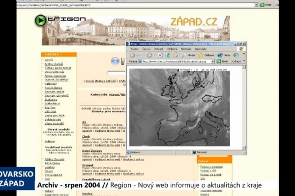 2004 – Region: Nový web informuje o aktualitách z kraje (TV Západ) 2004 – Region: Nový web informuje o aktualitách z kraje (TV Západ)