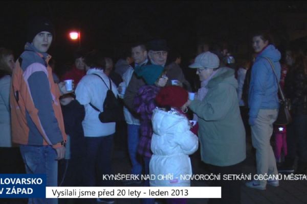 2013 – Kynšperk: Novoroční setkání občanů města (4879) (TV Západ)