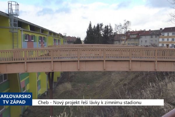 Cheb: Nový projekt řeší lávky k zimnímu stadionu (TV Západ)