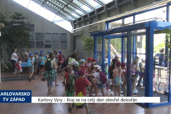 Karlovy Vary: Kraj se na celý den otevřel dokořán (TV Západ)