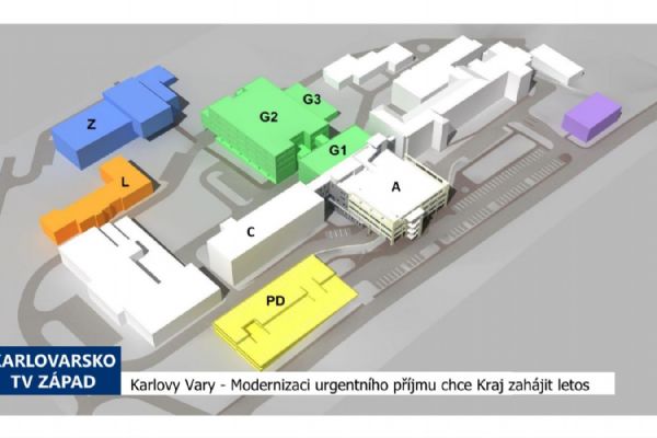 Karlovy Vary: Modernizaci urgentního příjmu chce Kraj zahájit letos (TV Západ) Karlovy Vary: Modernizaci urgentního příjmu chce Kraj zahájit letos (TV Západ)