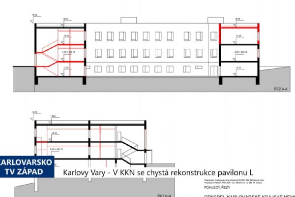 Karlovy Vary: V KKN se chystá rekonstrukce pavilonu L (TV Západ)