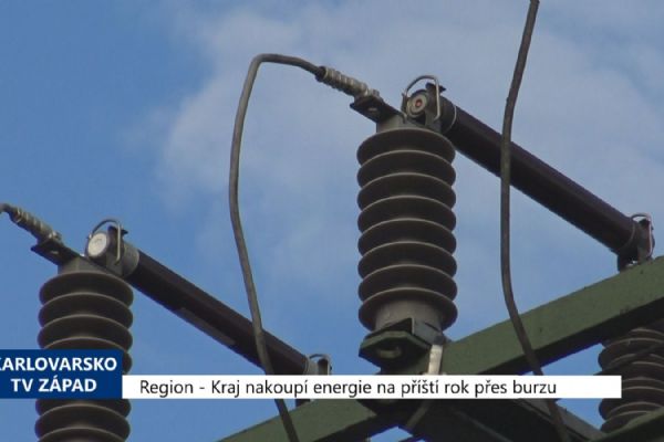 Region: Kraj nakoupí energie na příští rok přes burzu (TV Západ)