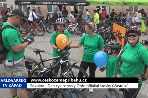 Sokolov: Den cyklostezky Ohře přilákal stovky účastníků (TV Západ)