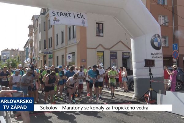Sokolov: Maratony se konaly za tropického vedra (TV Západ)
