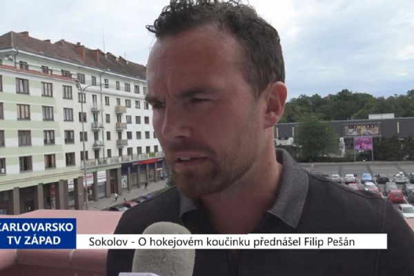 Sokolov: O hokejovém koučinku přednášel Filip Pešán (TV Západ)
