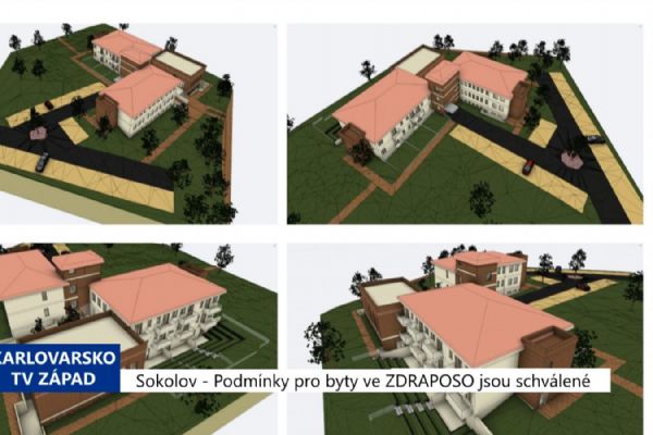 Sokolov: Podmínky pro byty ve ZDRAPOSO jsou schválené (TV Západ)
