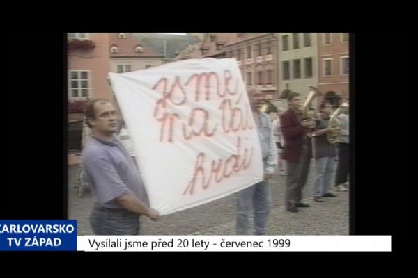 1999 - Cheb: Orchestr oslavil vítězství (TV Západ)
