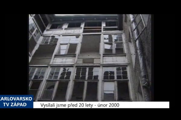 2000 – Cheb: Město nemá peníze na opravu chátrající budovy muzea (TV Západ)
