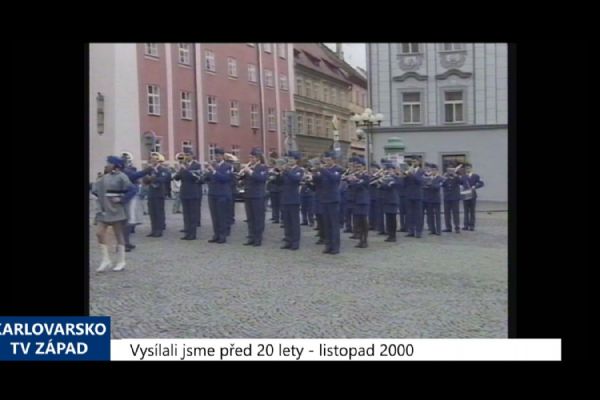 2000 – Cheb: Oslavy připomněly vznik Československé republiky (TV Západ)
