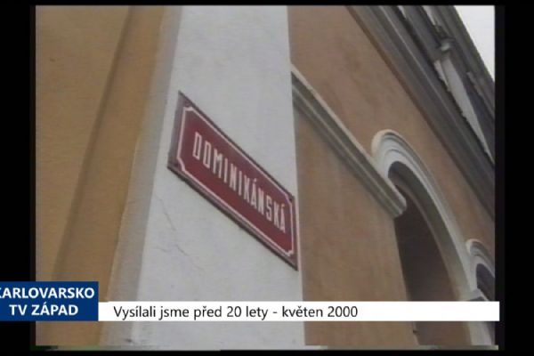 2000 – Cheb: V ubytovně vzniknou malometrážní byty (TV Západ)