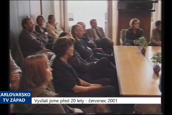 2001 – Cheb: Na radnici se řešila další pomoc bosenské Fojnici (TV Západ)
