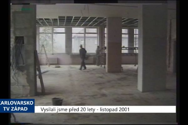 2001 – Sokolov: Opravy Alfy finišují, okolo areálu vznikne plot (TV Západ)
