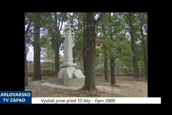 2009 – Cheb: Obnova válečného hřbitova v Podhradu byla dokončena (3879) (TV Západ)	