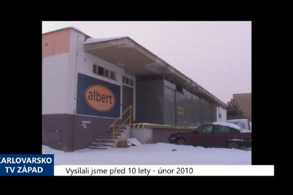 2010 – Cheb: Bývalý supermarket chce převzít nový provozovatel (3960) (TV Západ)