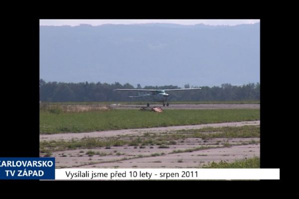 2011 – Cheb: Město chce pomoci rozvoji letiště (4441) (TV Západ)