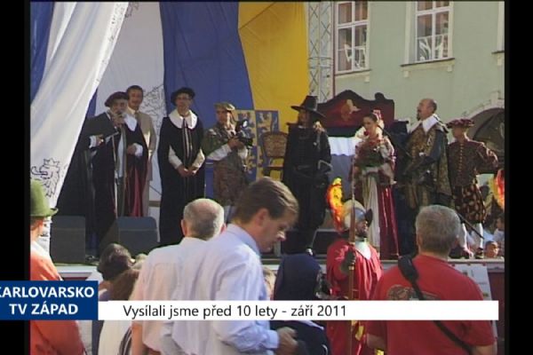 2011 – Cheb: Proběhly Valdštejnské slavnosti (4471) (TV Západ)