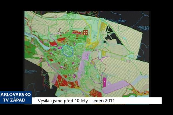 2011 – Cheb: Územní plán jde do posouzení orgánů města (4269) (TV Západ)