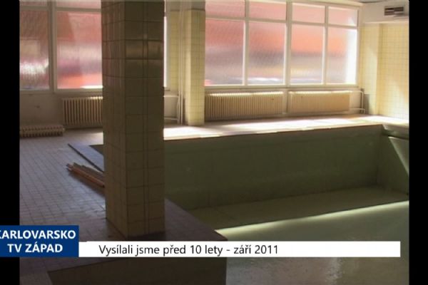 2011 – Sokolov: Renovace školního bazénu začala (4467) (TV Západ)