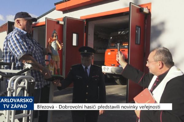Březová: Dobrovolní hasiči představili novinky veřejnosti (TV Západ)