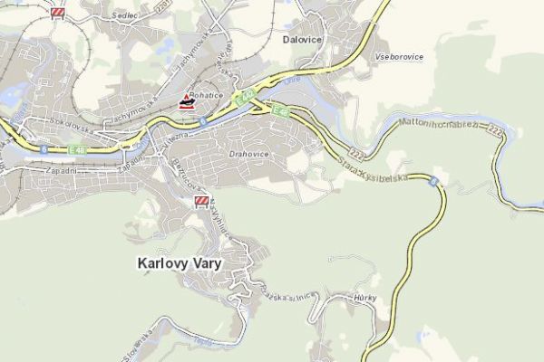 Karlovy Vary: V ulici U Trati došlo k nehodě