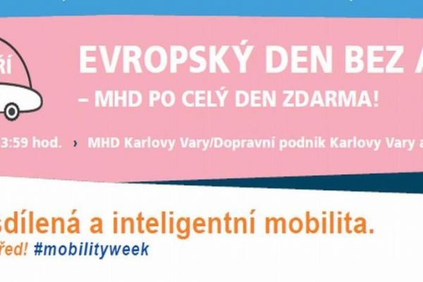 Karlovy Vary: Město se zapojí do Evropského dne bez aut