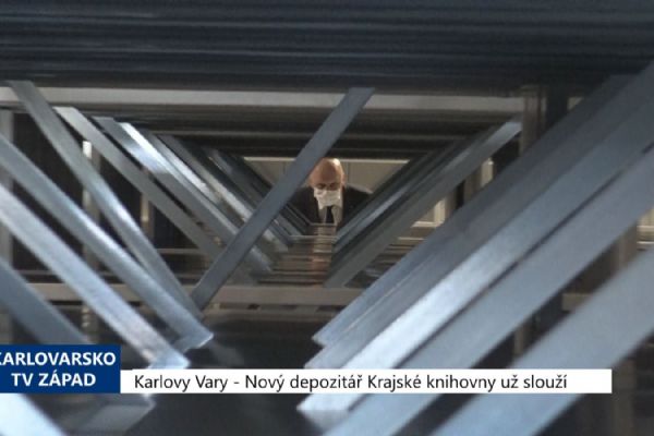 Karlovy Vary: Nový depozitář Krajské knihovny už slouží (TV Západ)