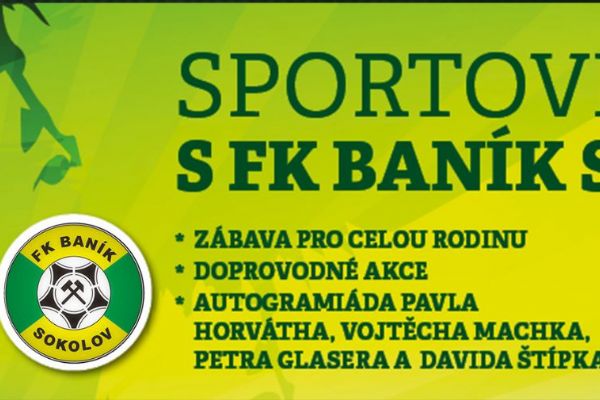 Karlovy Vary: V sobotu se bude v OC Fontána konat Sportovní den s FK Baník Sokolov