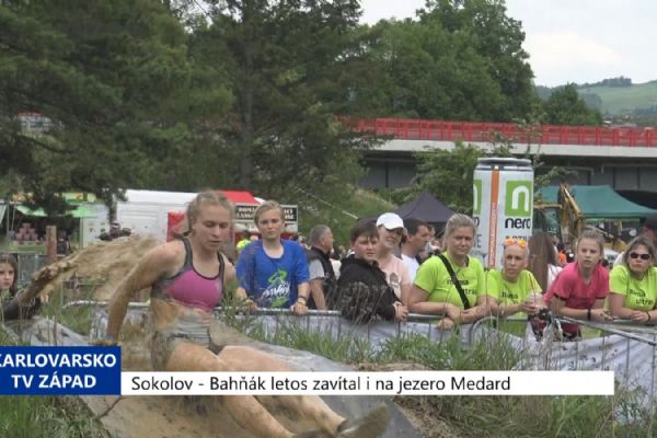 Sokolov: Bahňák letos zavítal i na jezero Medard (TV Západ)