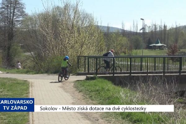 Sokolov: Město získá dotace na dvě cyklostezky (TV Západ)
